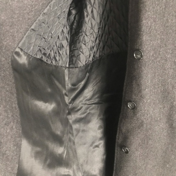 Vintage Hooded, Full-length, Wool Coat, sz 12 - Picture 9 of 12